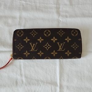 Louis Vuitton Black and Gold Monogram Wallet